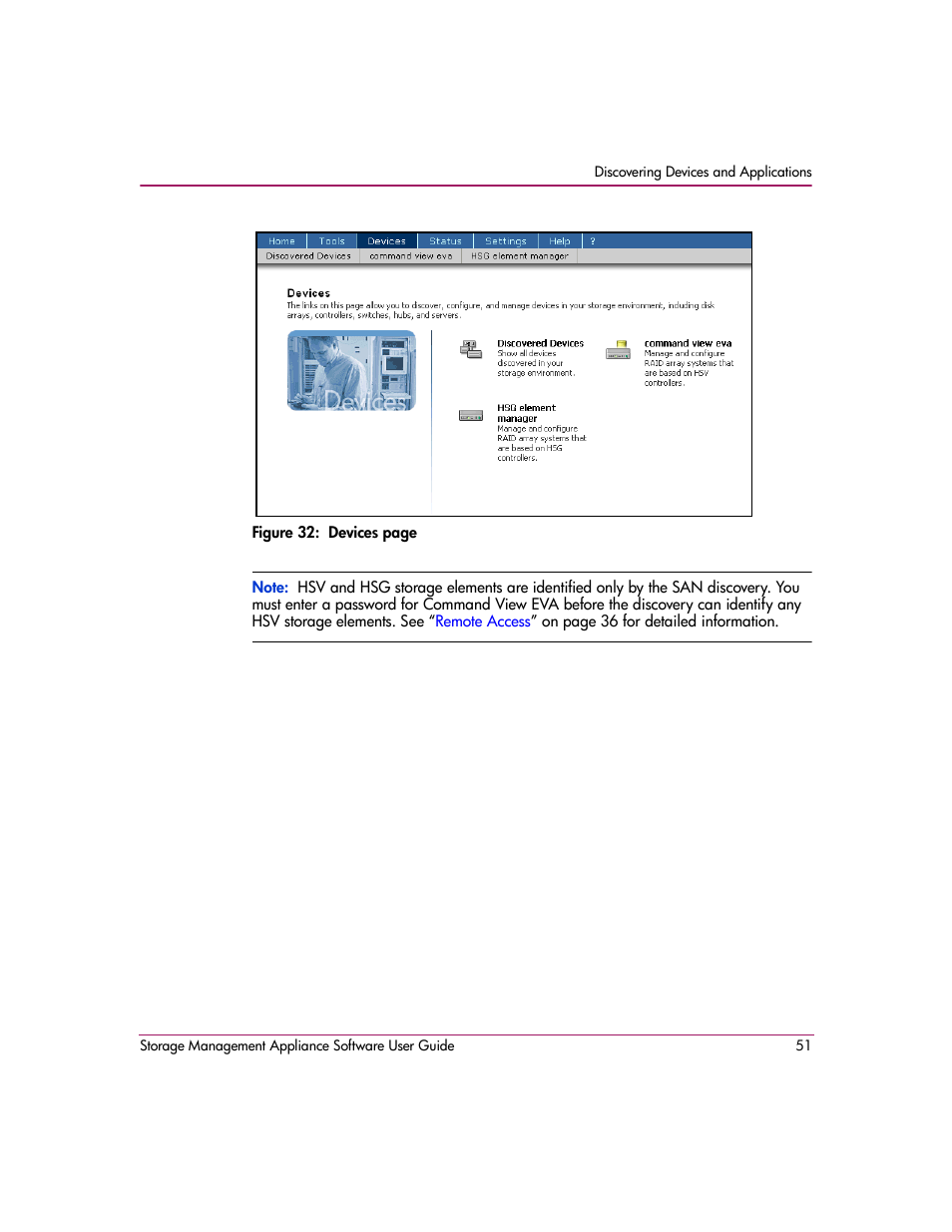 Figure 32 | HP OpenView Storage Management Appliance and Software User Manual | Page 67 / 132