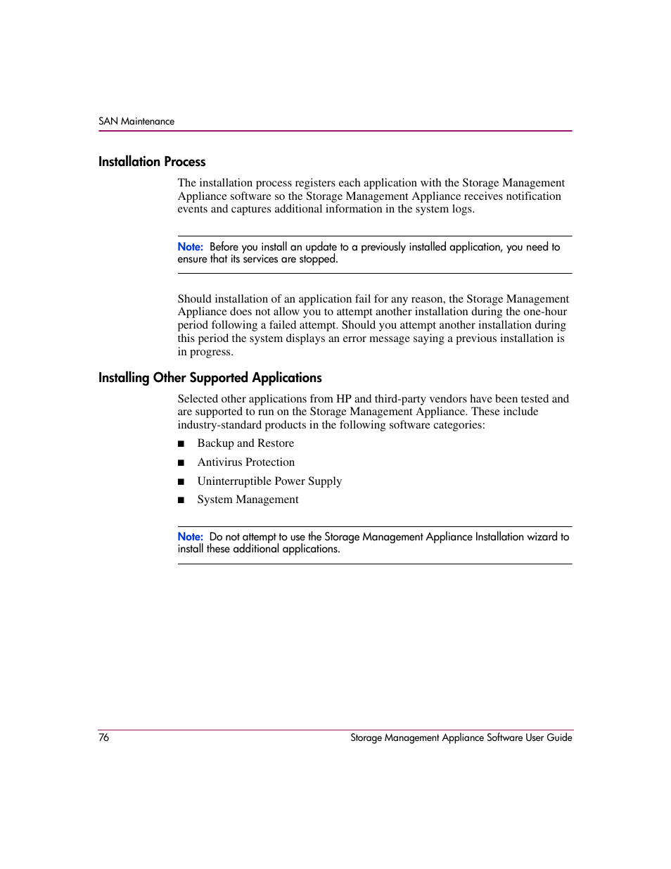 HP OpenView Storage Management Appliance and Software User Manual | Page 92 / 132