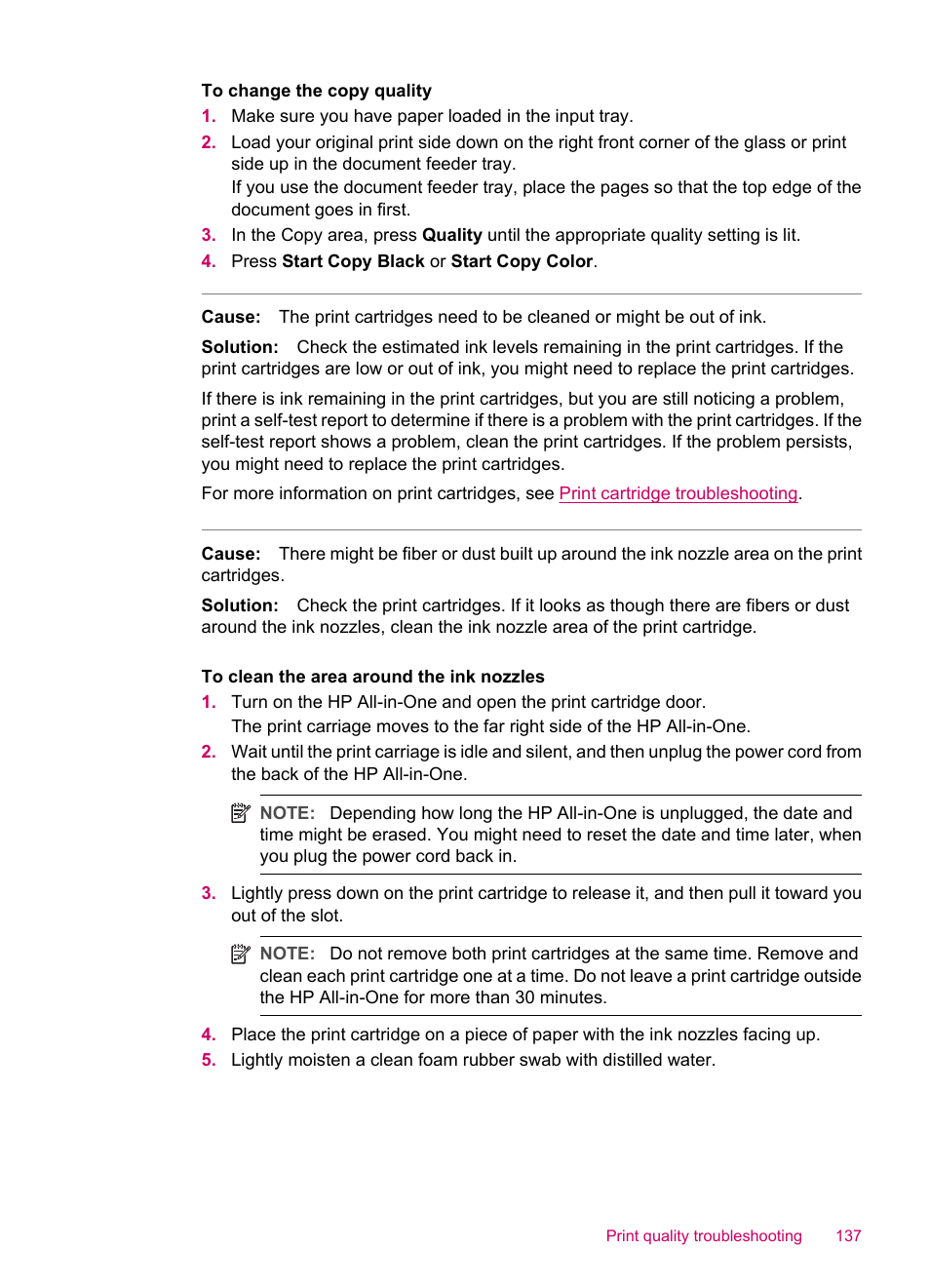 HP Officejet J5740 All-in-One Printer User Manual | Page 139 / 286