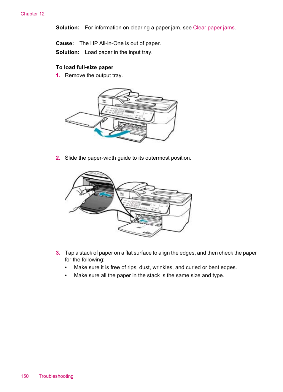 HP Officejet J5740 All-in-One Printer User Manual | Page 152 / 286
