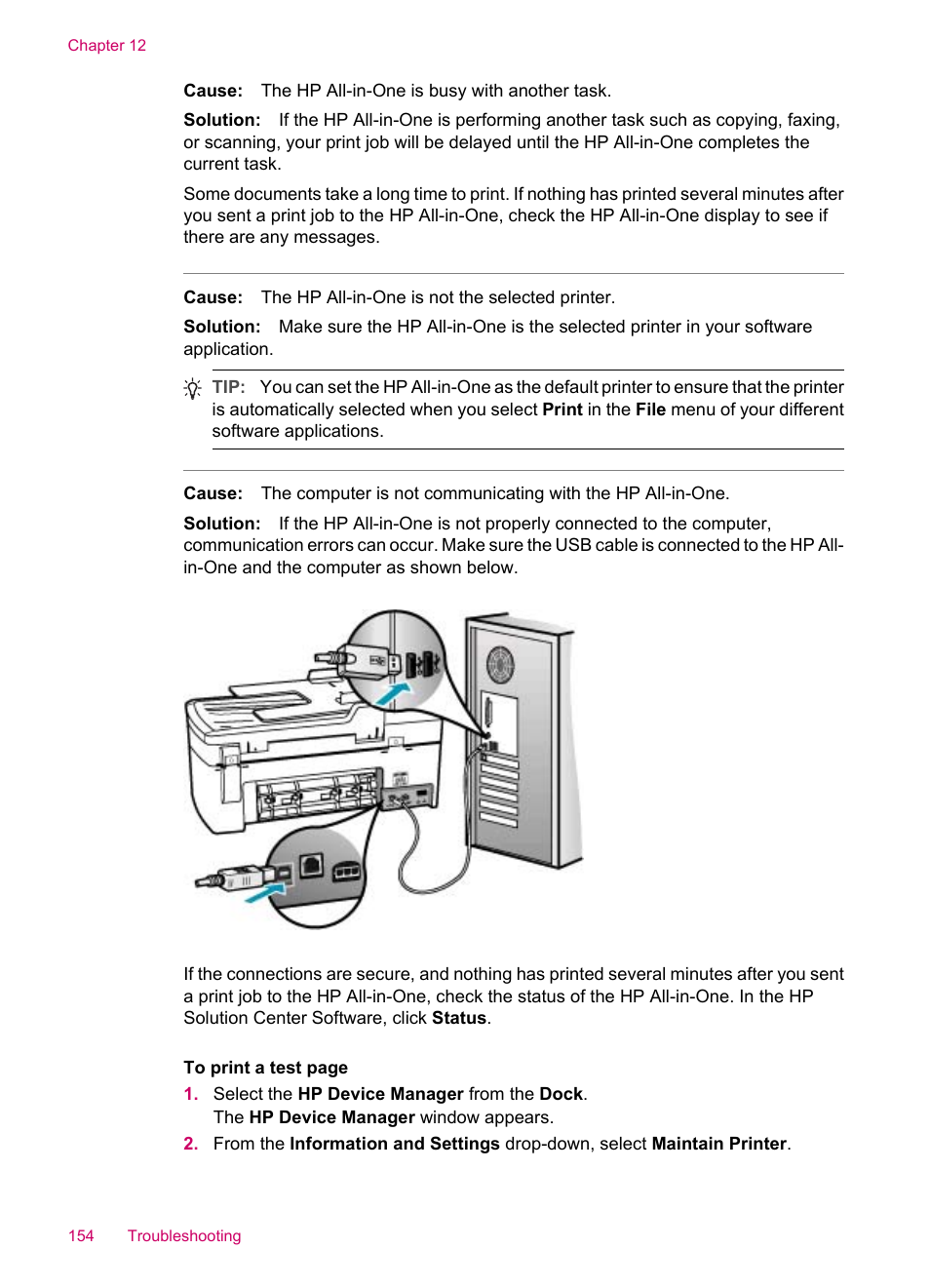 HP Officejet J5740 All-in-One Printer User Manual | Page 156 / 286
