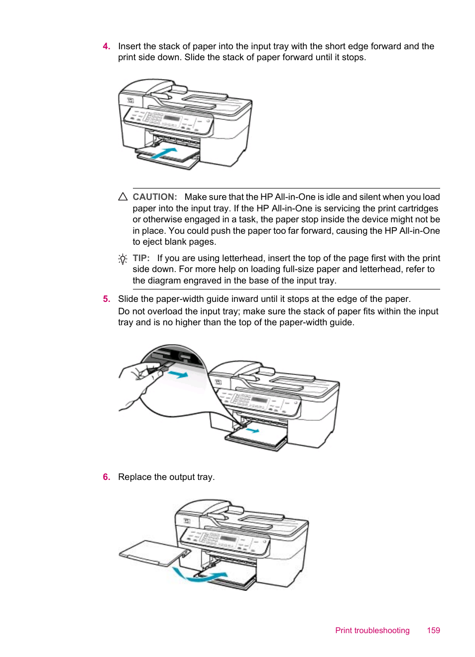 HP Officejet J5740 All-in-One Printer User Manual | Page 161 / 286