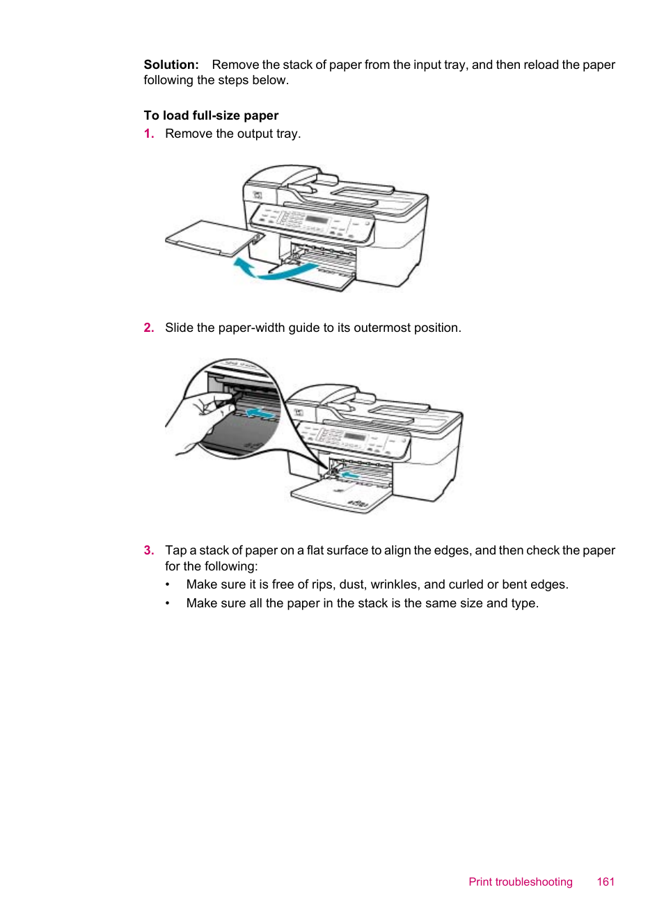 HP Officejet J5740 All-in-One Printer User Manual | Page 163 / 286