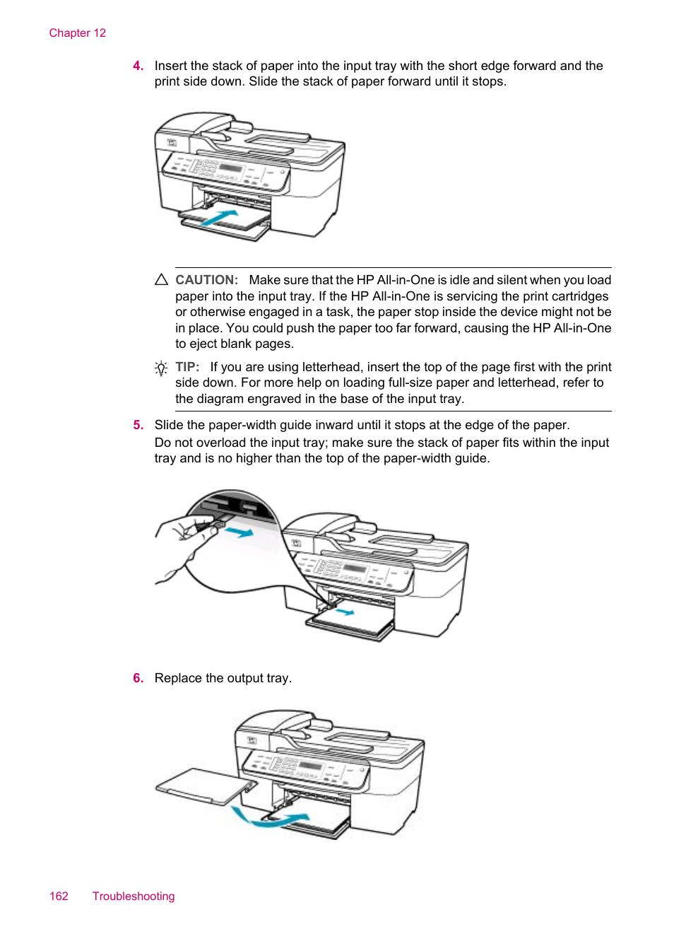 HP Officejet J5740 All-in-One Printer User Manual | Page 164 / 286