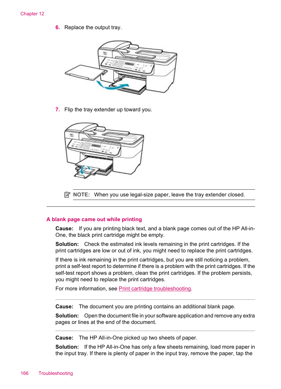 HP Officejet J5740 All-in-One Printer User Manual | Page 168 / 286