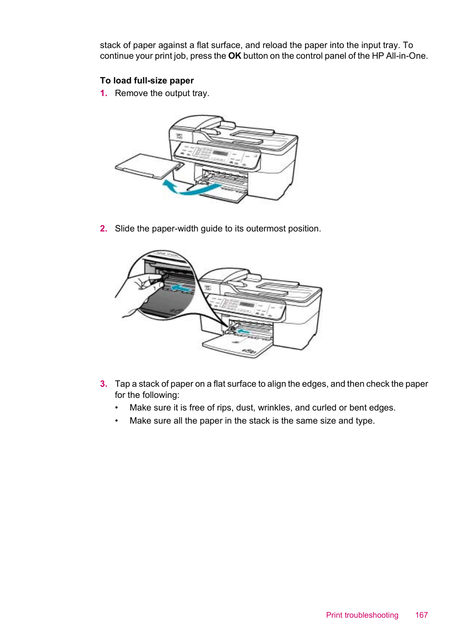 HP Officejet J5740 All-in-One Printer User Manual | Page 169 / 286