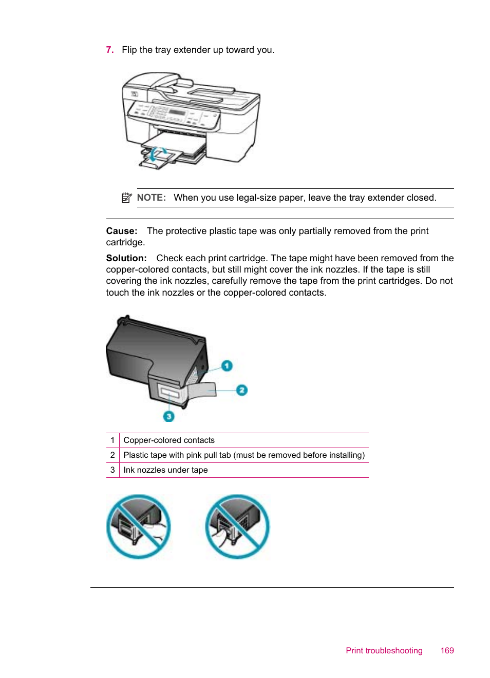 HP Officejet J5740 All-in-One Printer User Manual | Page 171 / 286