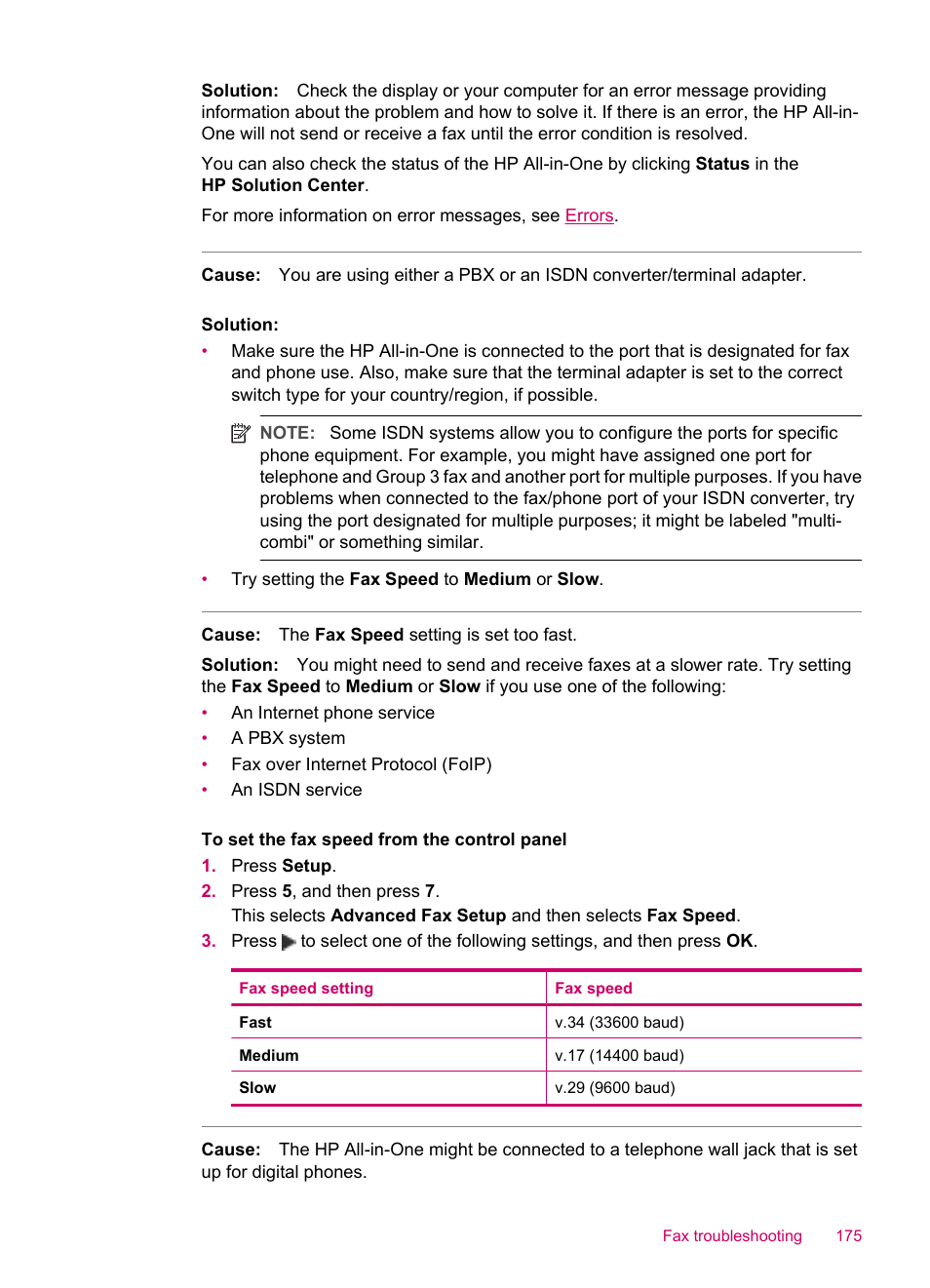 HP Officejet J5740 All-in-One Printer User Manual | Page 177 / 286