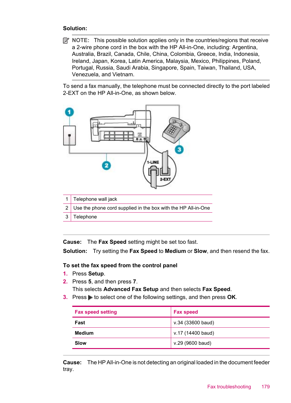 HP Officejet J5740 All-in-One Printer User Manual | Page 181 / 286