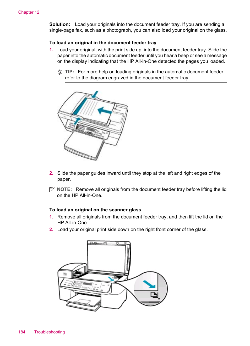 HP Officejet J5740 All-in-One Printer User Manual | Page 186 / 286