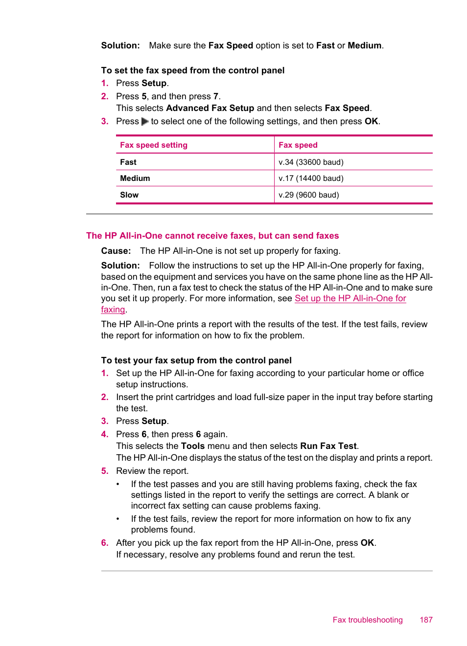 HP Officejet J5740 All-in-One Printer User Manual | Page 189 / 286