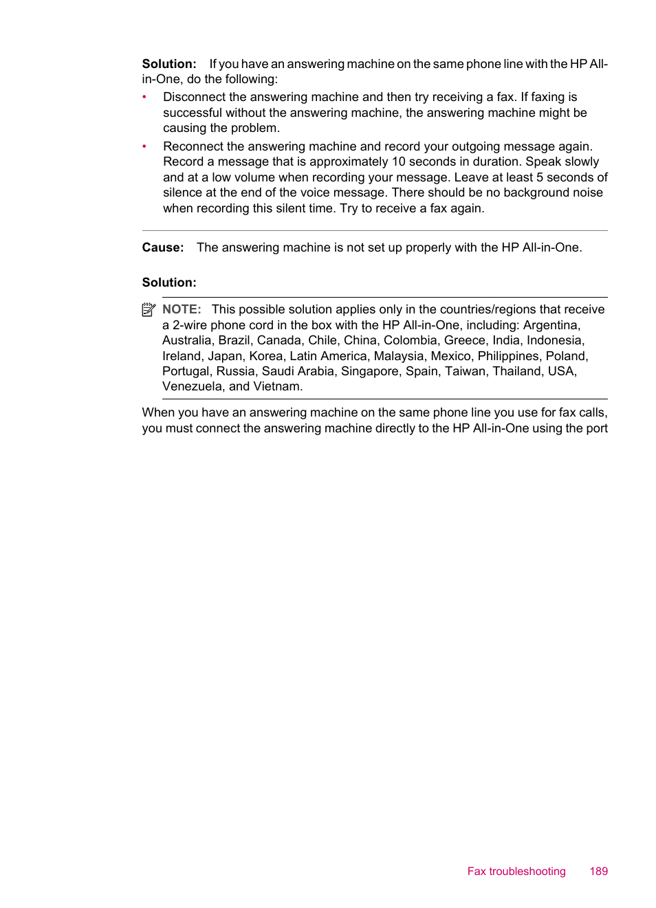 HP Officejet J5740 All-in-One Printer User Manual | Page 191 / 286