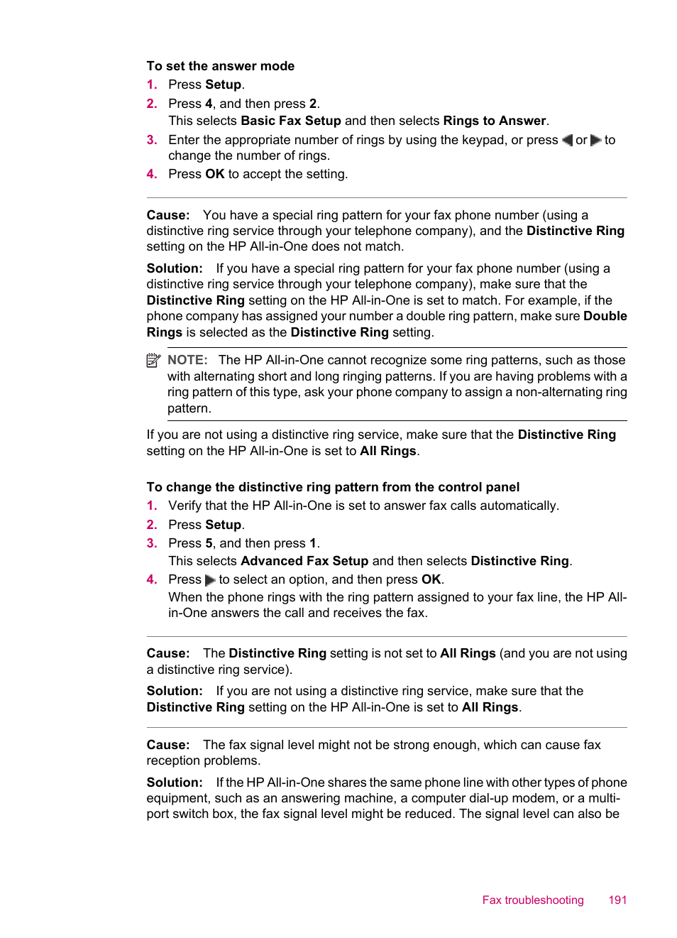 HP Officejet J5740 All-in-One Printer User Manual | Page 193 / 286