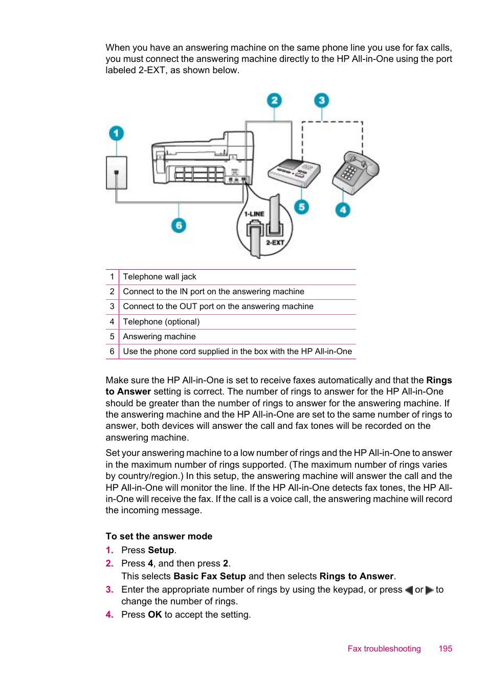 HP Officejet J5740 All-in-One Printer User Manual | Page 197 / 286