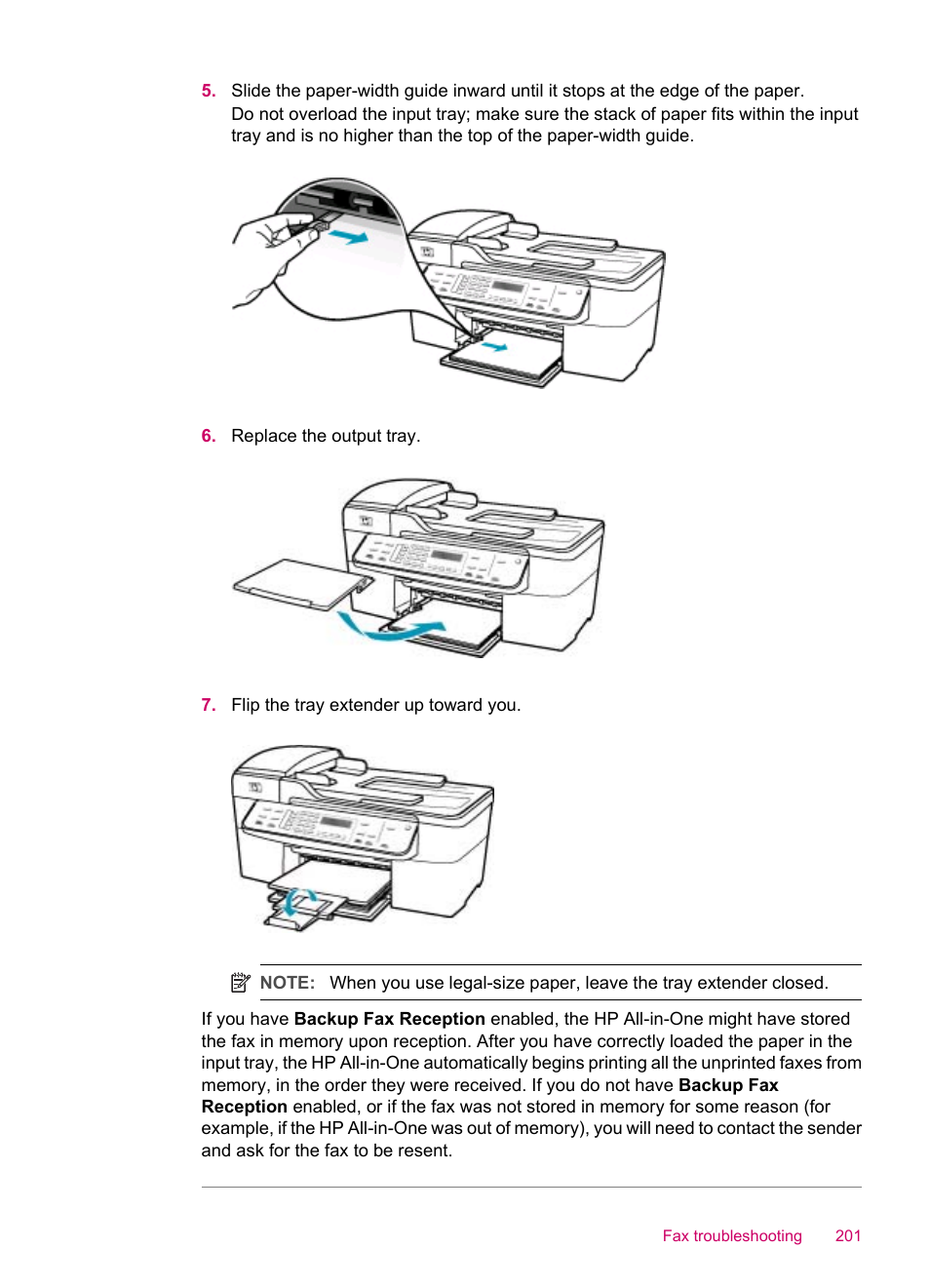 HP Officejet J5740 All-in-One Printer User Manual | Page 203 / 286