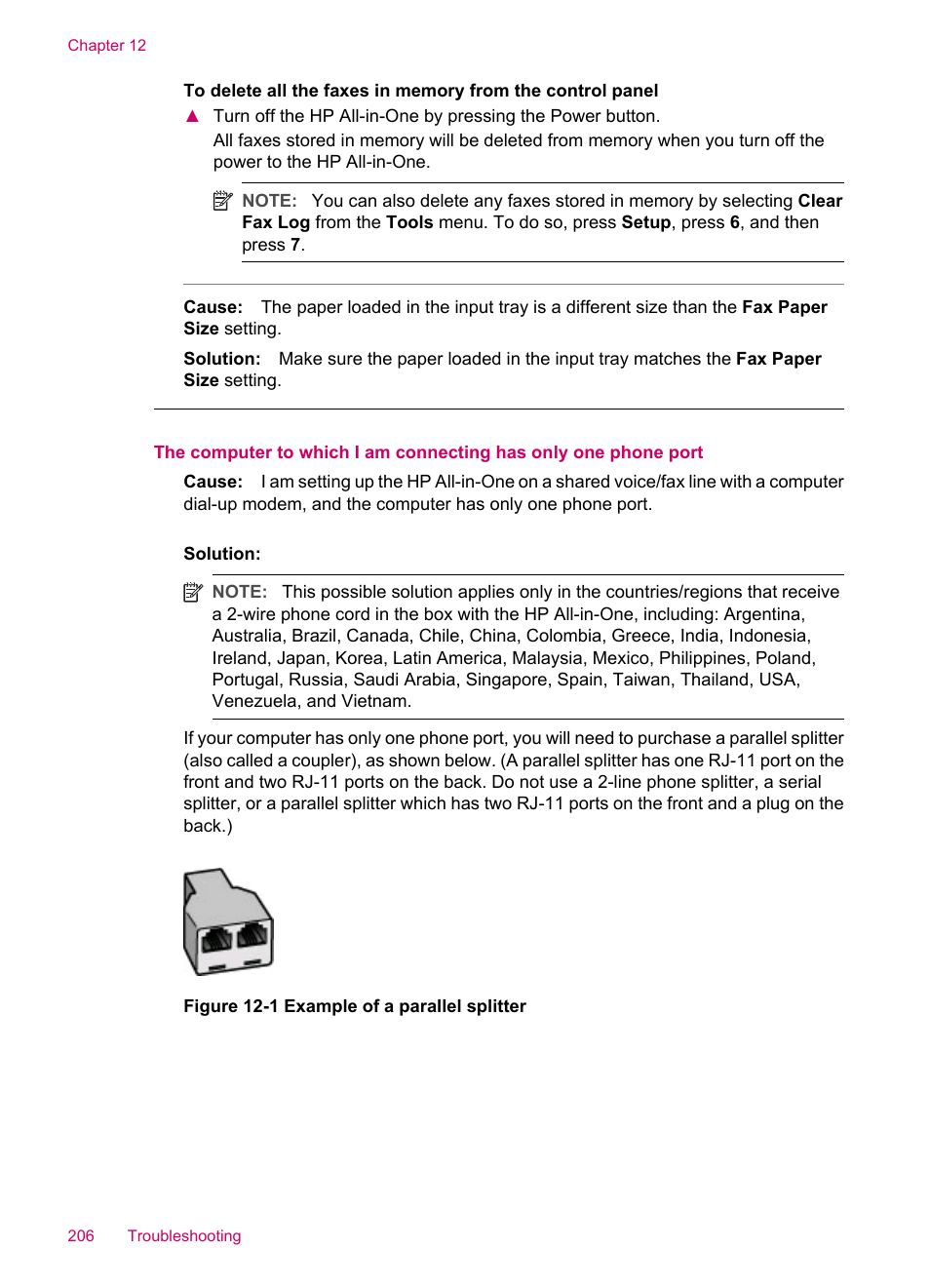 HP Officejet J5740 All-in-One Printer User Manual | Page 208 / 286