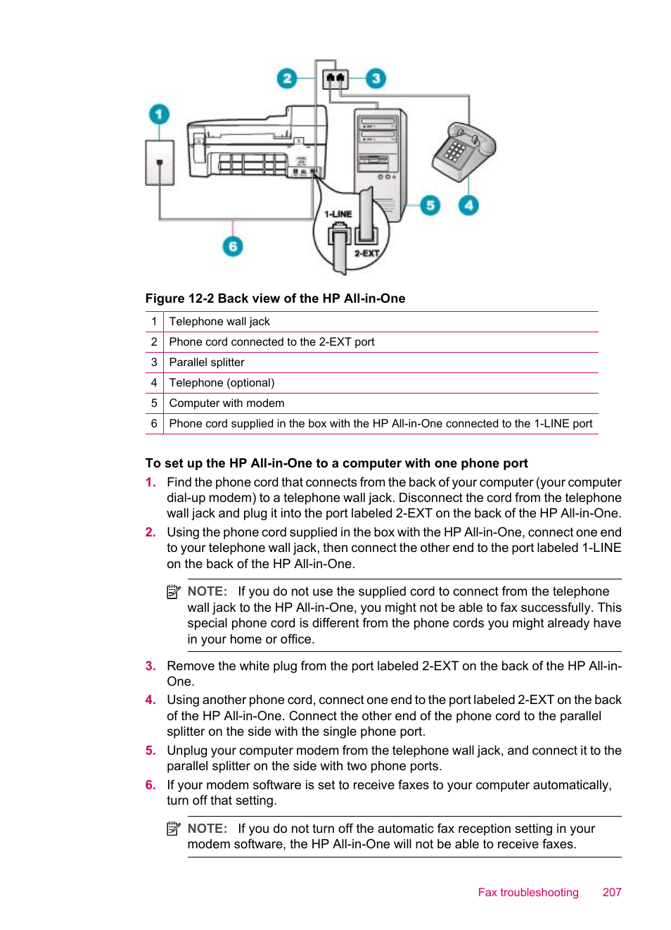 HP Officejet J5740 All-in-One Printer User Manual | Page 209 / 286