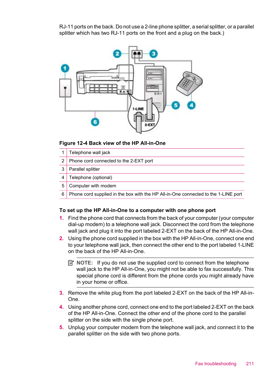HP Officejet J5740 All-in-One Printer User Manual | Page 213 / 286