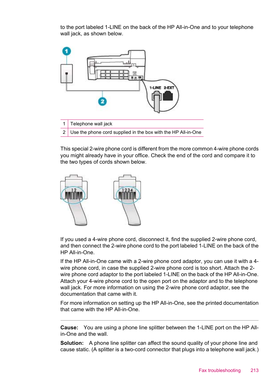HP Officejet J5740 All-in-One Printer User Manual | Page 215 / 286