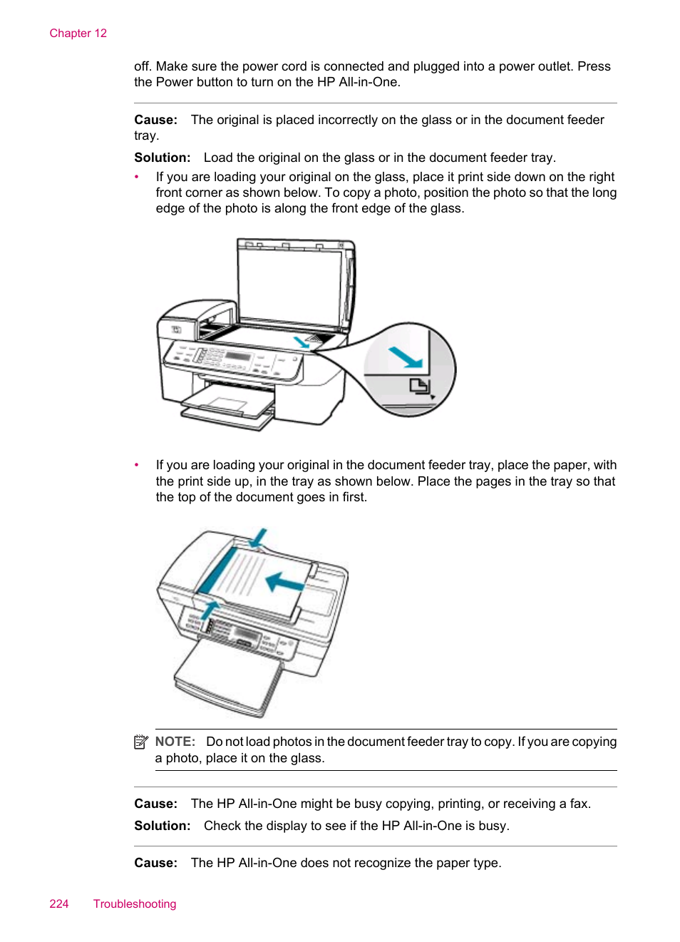 HP Officejet J5740 All-in-One Printer User Manual | Page 226 / 286