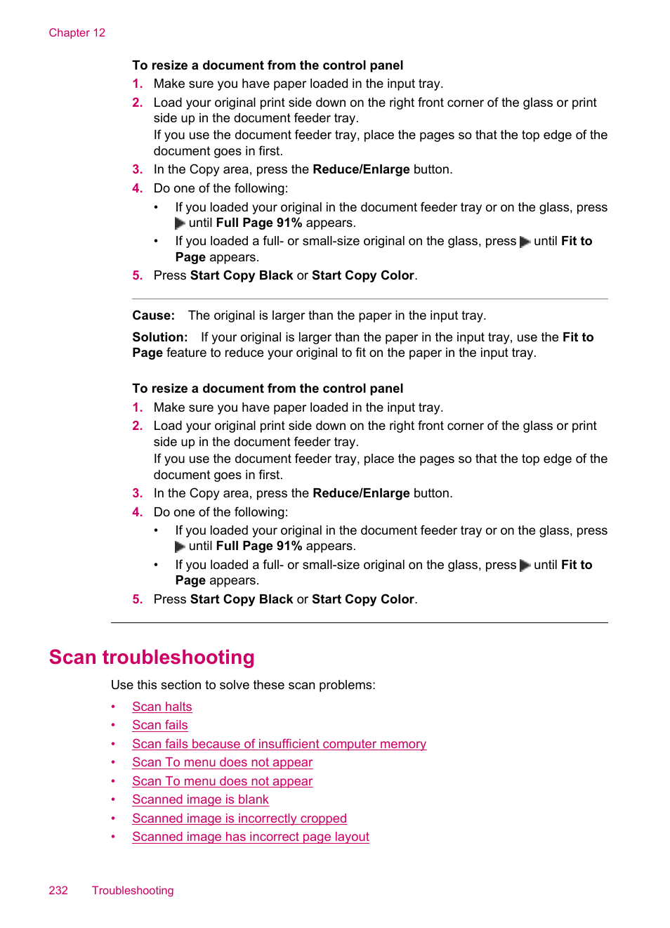Scan troubleshooting | HP Officejet J5740 All-in-One Printer User Manual | Page 234 / 286
