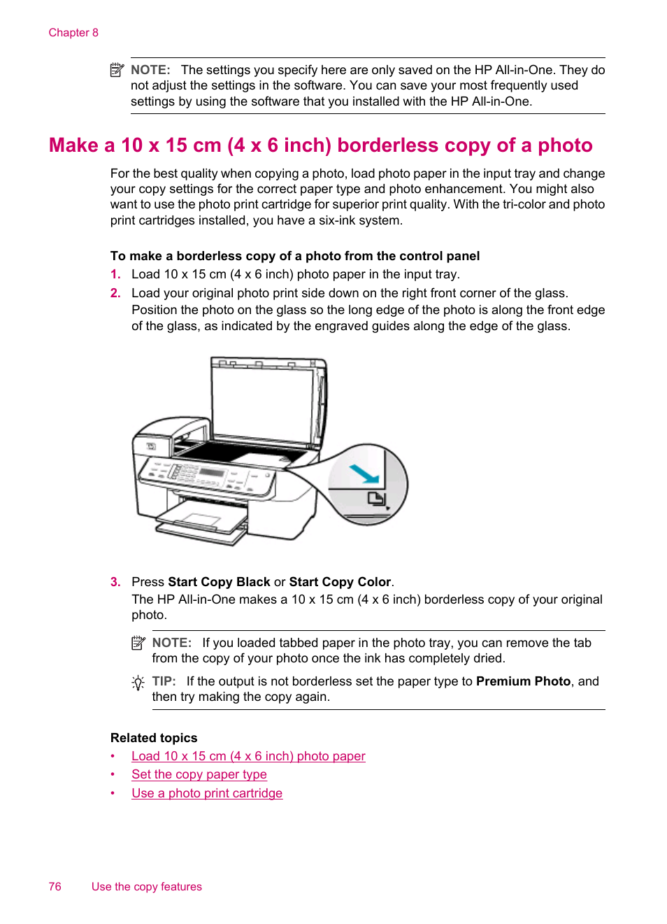 HP Officejet J5740 All-in-One Printer User Manual | Page 78 / 286