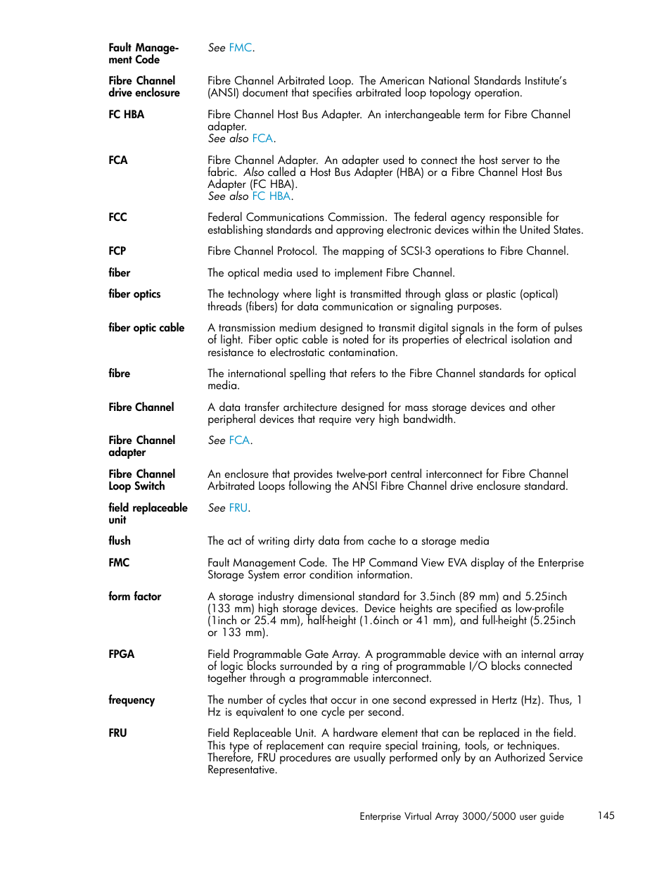 HP 3000 Enterprise Virtual Array User Manual | Page 145 / 161