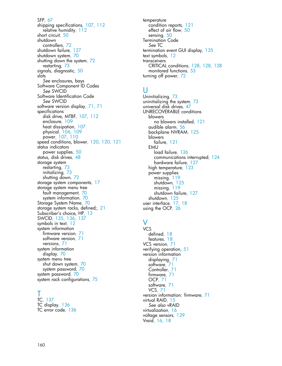 HP 3000 Enterprise Virtual Array User Manual | Page 160 / 161