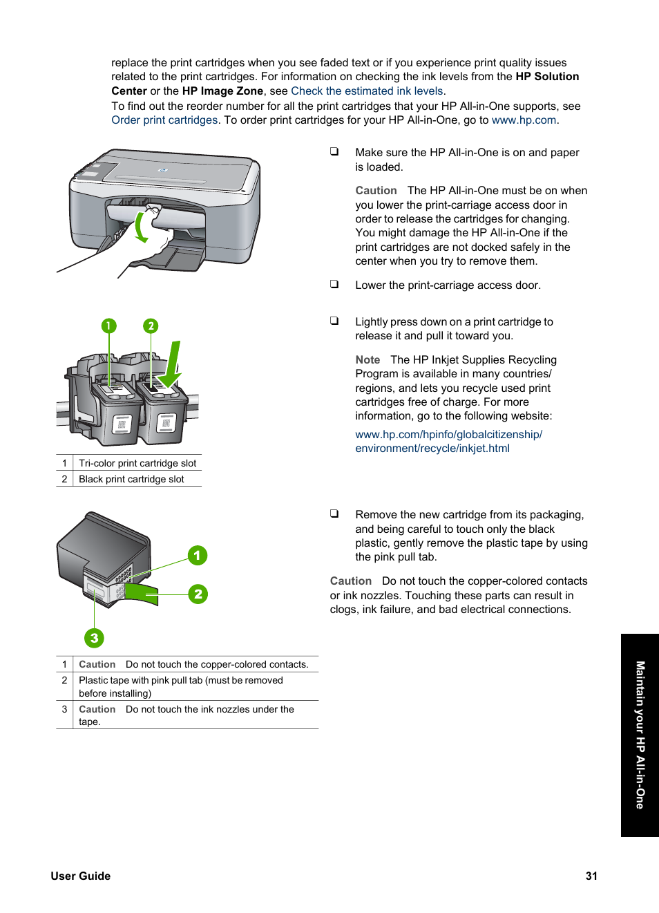 HP PSC 1417 All-in-One Printer User Manual | Page 35 / 64