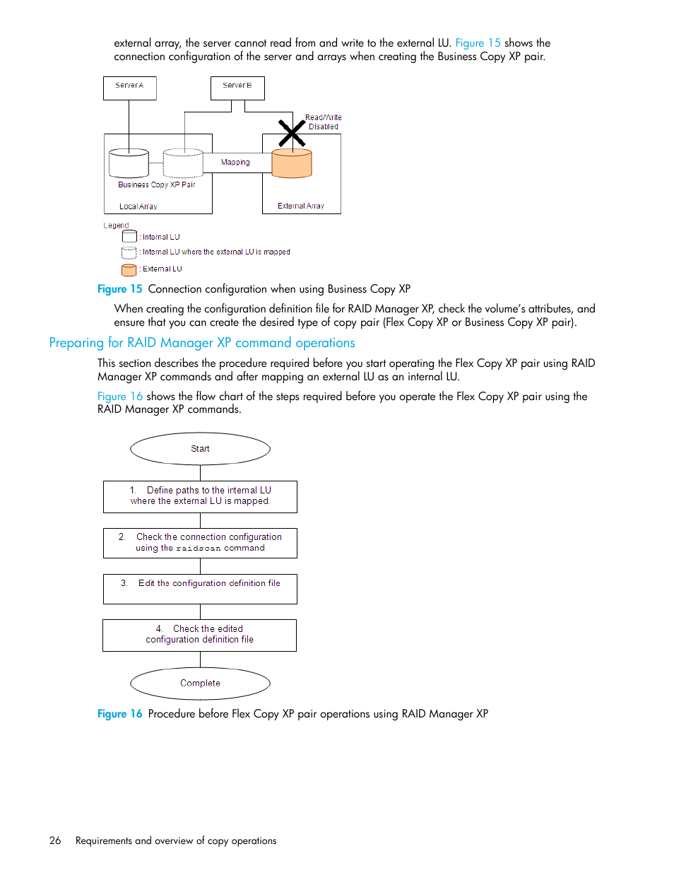 Preparing for raid manager xp command operations | HP StorageWorks XP Remote Web Console Software User Manual | Page 26 / 54