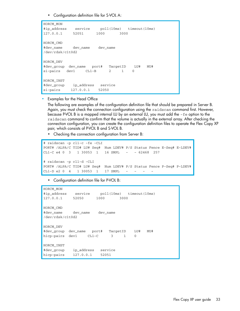 HP StorageWorks XP Remote Web Console Software User Manual | Page 33 / 54