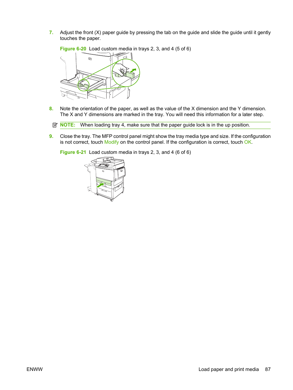 HP LaserJet M9059 Multifunction Printer series User Manual | Page 101 / 272