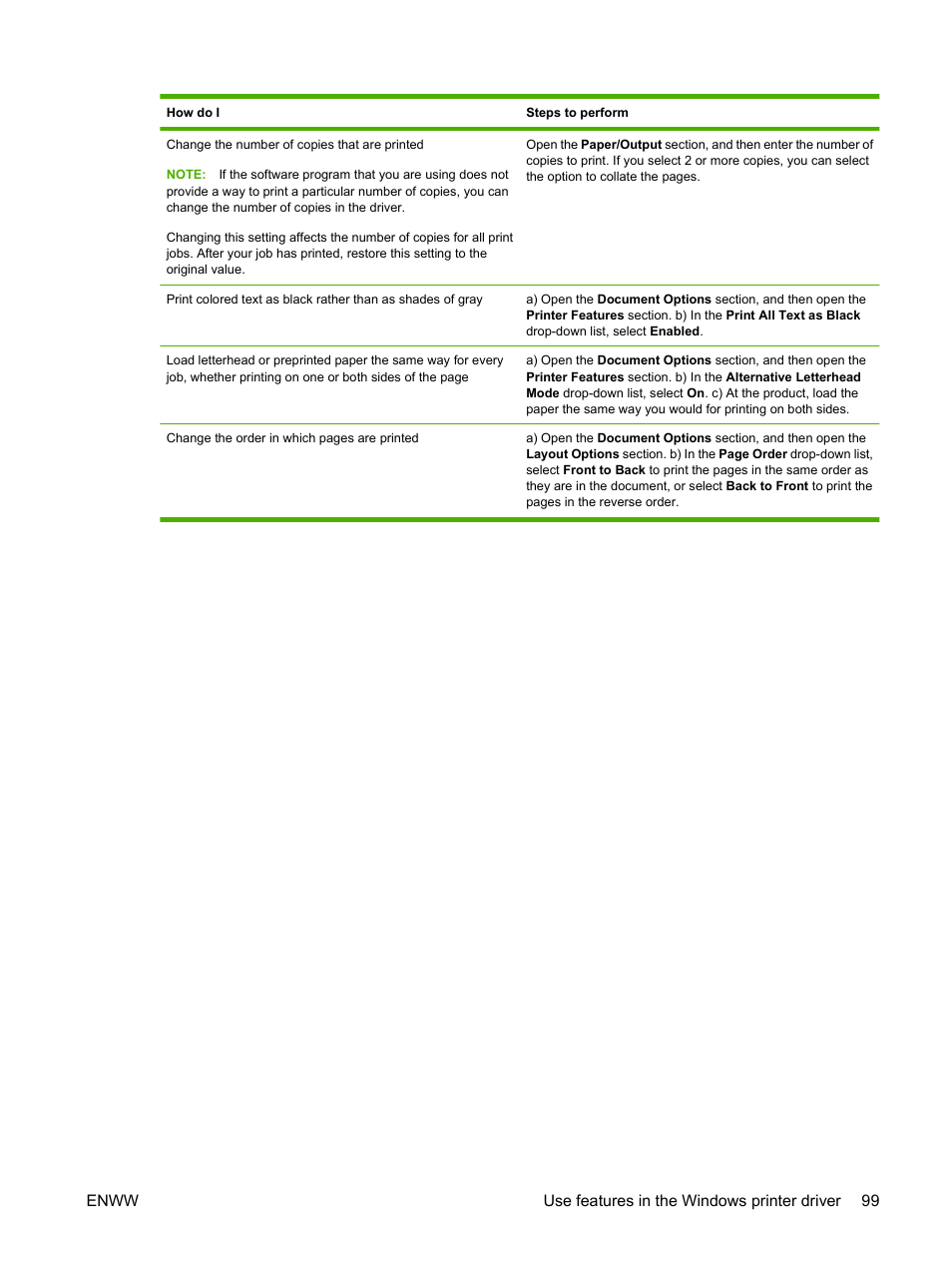 HP LaserJet M9059 Multifunction Printer series User Manual | Page 113 / 272
