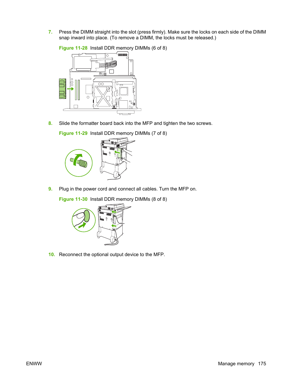 HP LaserJet M9059 Multifunction Printer series User Manual | Page 189 / 272