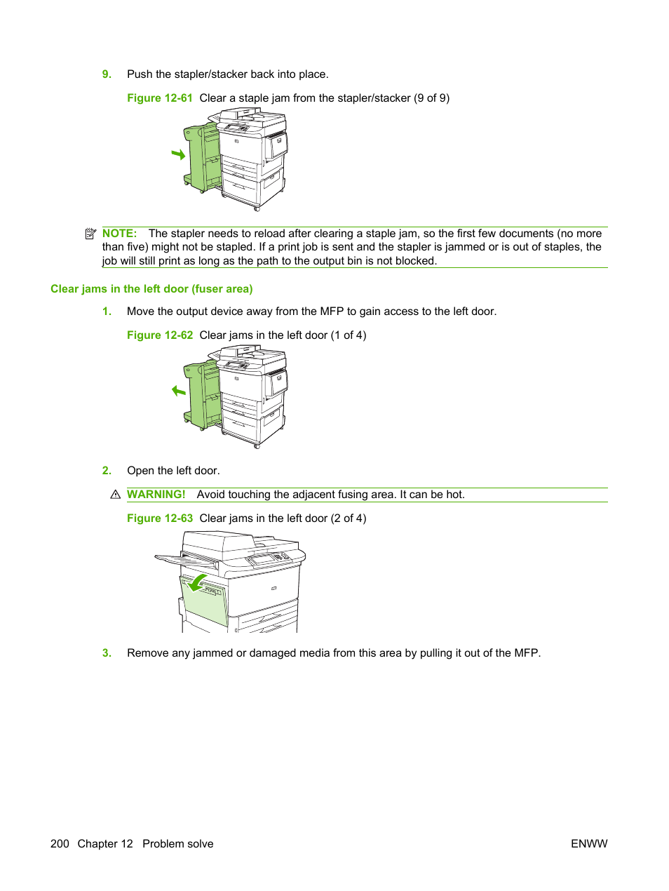 HP LaserJet M9059 Multifunction Printer series User Manual | Page 214 / 272