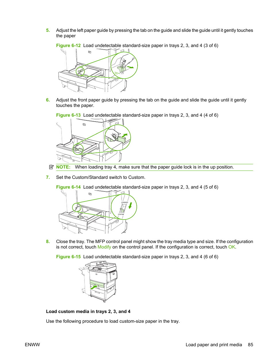 HP LaserJet M9059 Multifunction Printer series User Manual | Page 99 / 272
