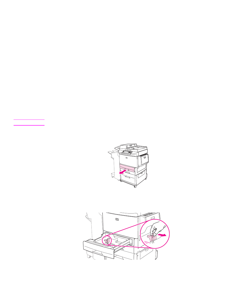 Loading trays2, 3, and 4, Loading trays 2, 3, and 4 | HP LaserJet 9040.9050 Multifunction Printer series User Manual | Page 36 / 260
