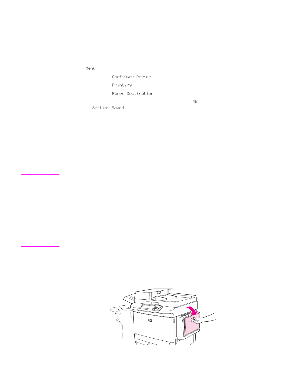Selecting an output location, Printing on envelopes | HP LaserJet 9040.9050 Multifunction Printer series User Manual | Page 59 / 260
