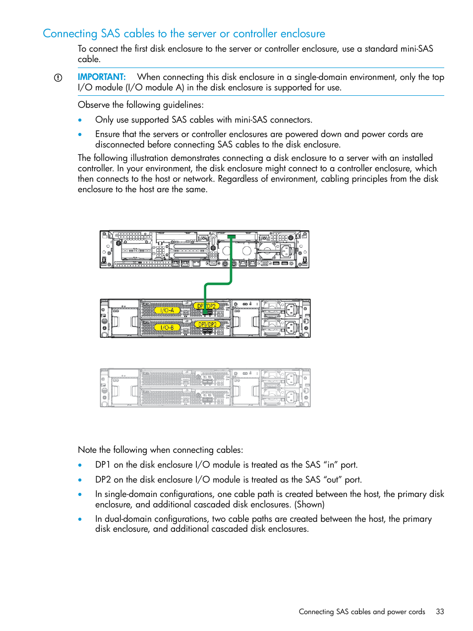 HP D3000 Disk Enclosures User Manual | Page 33 / 69