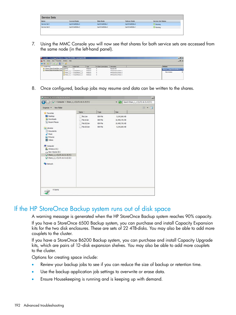 HP StoreOnce Backup User Manual | Page 192 / 220