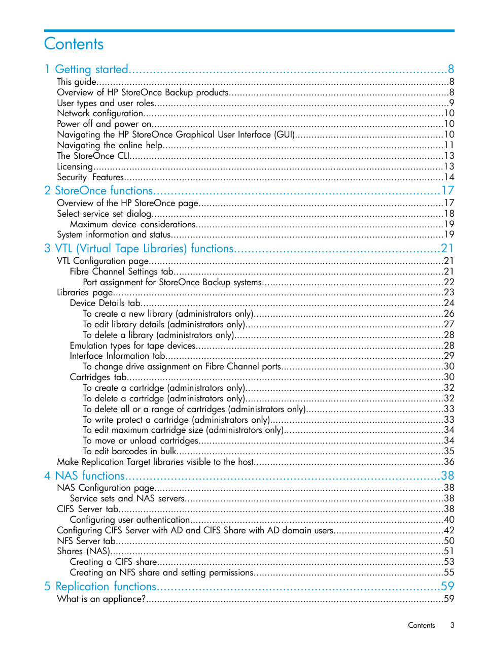HP StoreOnce Backup User Manual | Page 3 / 220