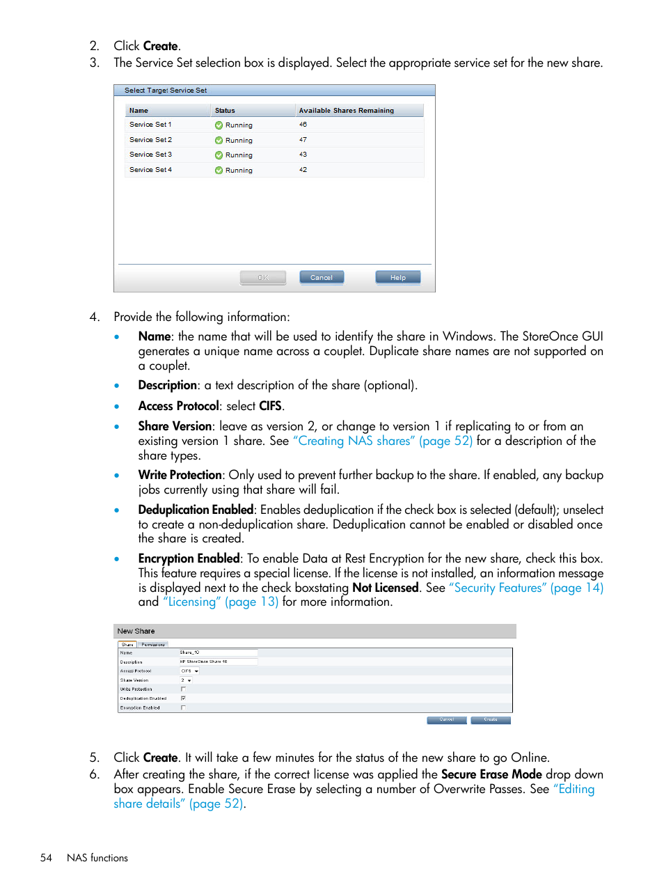 HP StoreOnce Backup User Manual | Page 54 / 220