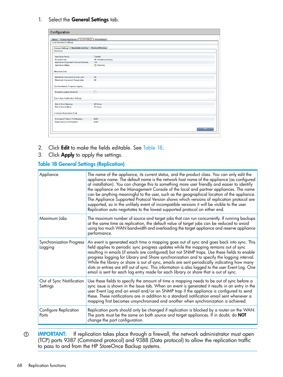 HP StoreOnce Backup User Manual | Page 68 / 220