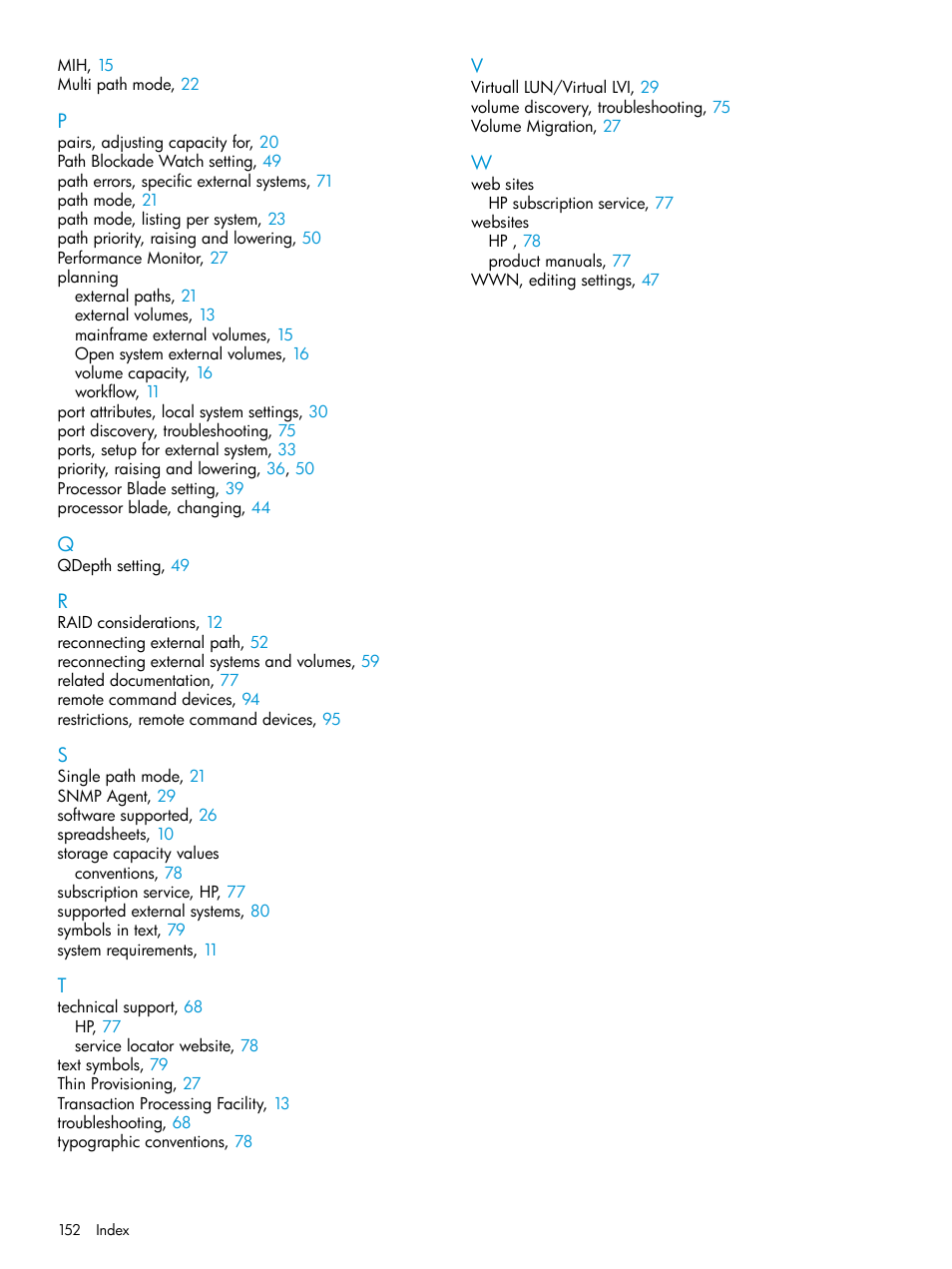 HP XP Racks User Manual | Page 152 / 152