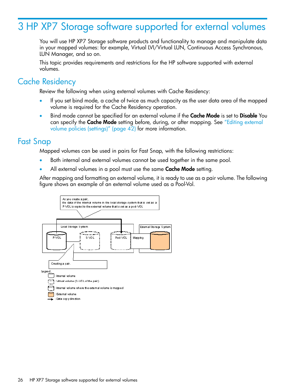 Cache residency, Fast snap, Cache residency fast snap | Hp xp7 | HP XP Racks User Manual | Page 26 / 152