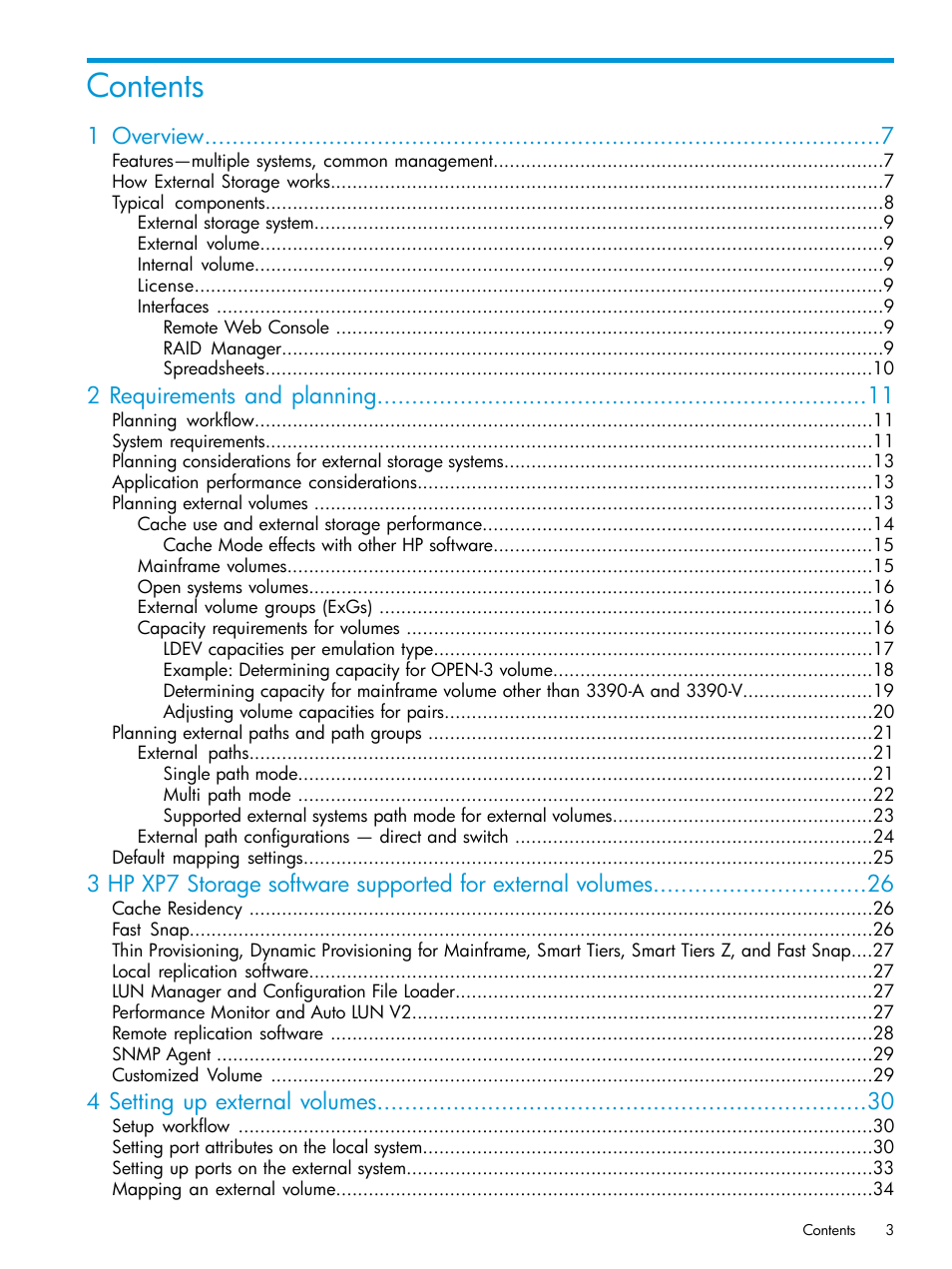 HP XP Racks User Manual | Page 3 / 152