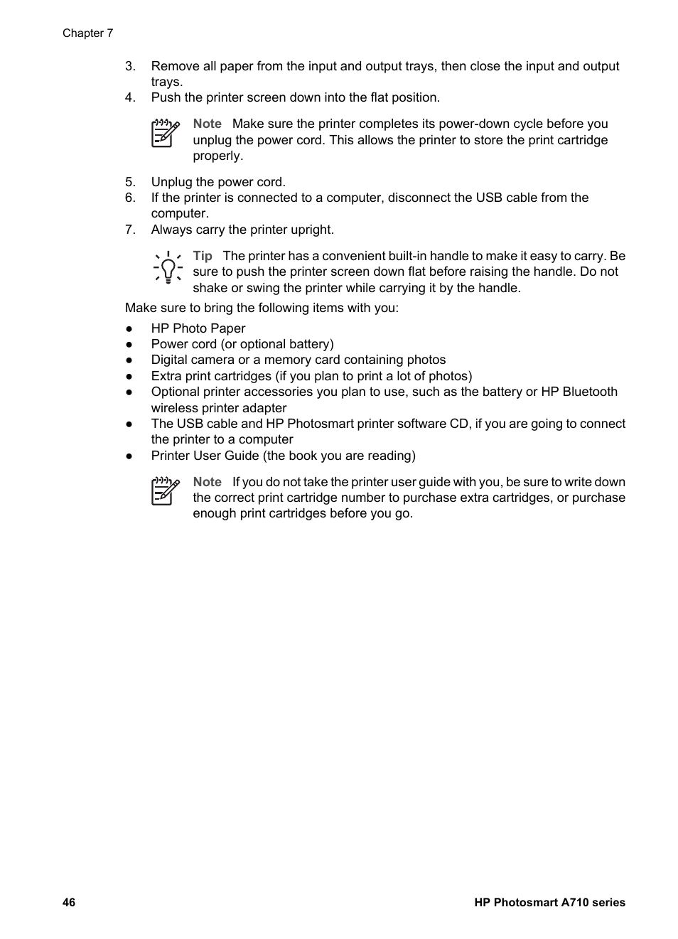 HP Photosmart A717 Compact Photo Printer User Manual | Page 49 / 80