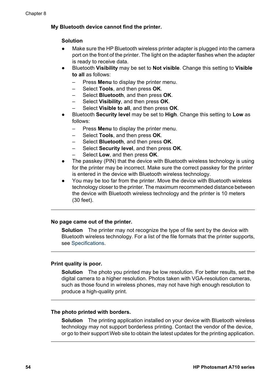 HP Photosmart A717 Compact Photo Printer User Manual | Page 57 / 80