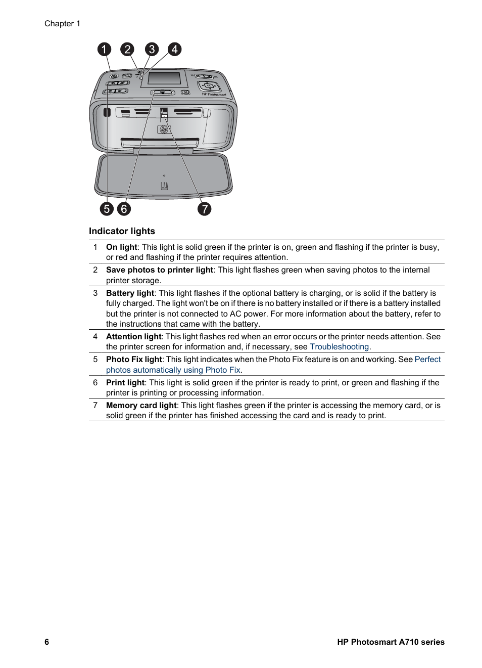 HP Photosmart A717 Compact Photo Printer User Manual | Page 9 / 80