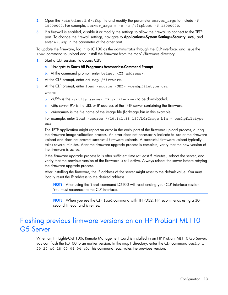 HP Lights-Out 100 Remote Management User Manual | Page 13 / 52